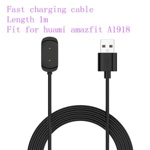 Câble de chargement USB 1 m, station d'accueil pour bracelet de montre intelligente HUAMI AMAZFIT A1918