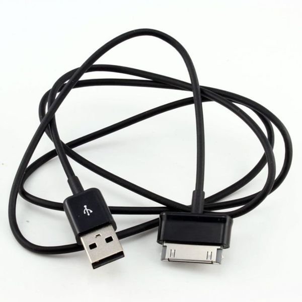 Cable de cargador de cables de datos USB de 1M para Samsung Galaxy Tab 2 3 Tablet 10.1 P1000 P3100 P3110 P5100 P5110 N8000