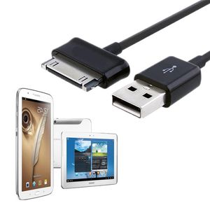 Cable cargador de datos USB de 1M para Samsung GALAXY Tab P1000 P3100 para Samsung Moible Phone Tablet Cables de datos