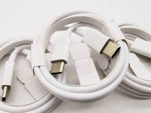 Type-C pour type C Câbles 1M USB blanc 3.1 Fil de données de données de charge rapide via DHL 100+