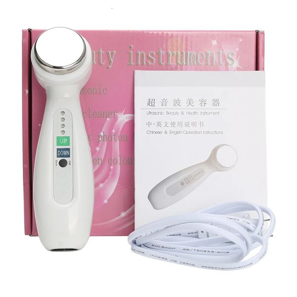 1Mhz ultrasons corps nettoyant masseur machine lifting peau resserrement nettoyage en profondeur élimination des rides dispositif de soins de beauté 231220