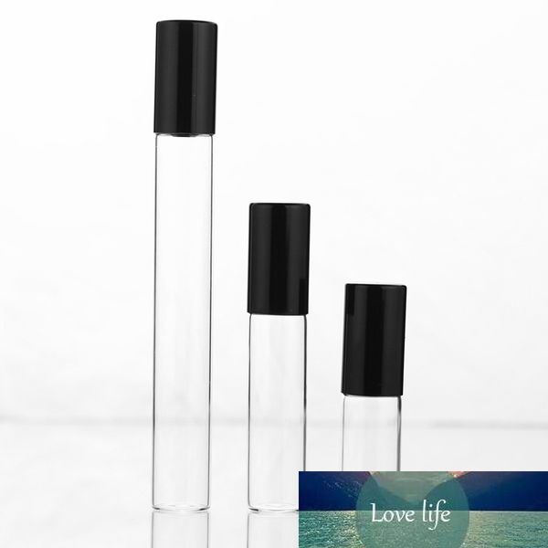 Bouteille de parfum vide en verre à roulettes, pour huiles essentielles, petit déodorant rechargeable, 1ml, 2ml, 3ml, 5ml, 10ml, 5ml