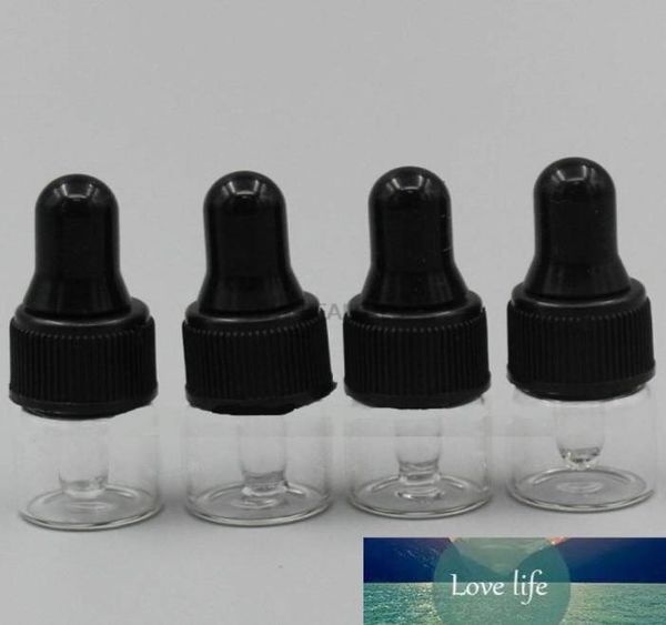 1ML 2ML 3ML 5ML Botellas de gota de pipeta recargables Pequeño cobalto claro Muestra Cuentagotas de vidrio Essential2180450