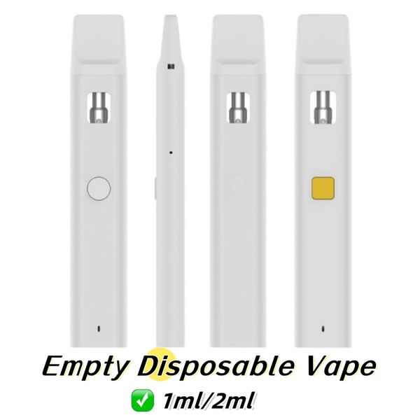 Cartuchos vacíos 1 ml / 2ml C15 desechables E CIRCETOS DESPOSIBLES kits de arranque de lápiz Vaporizador Dispositivo recargable Pods Bobina de aceite Tipo-C USB Polonia