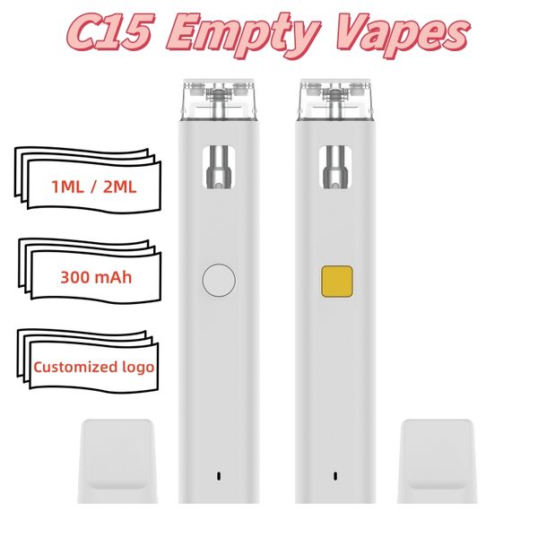 1 ml / 2 ml VAPES VAPES VACTES VAPES DISPOSE VAPE VAPE MODE DE PRÉHAME KITS DE STORT