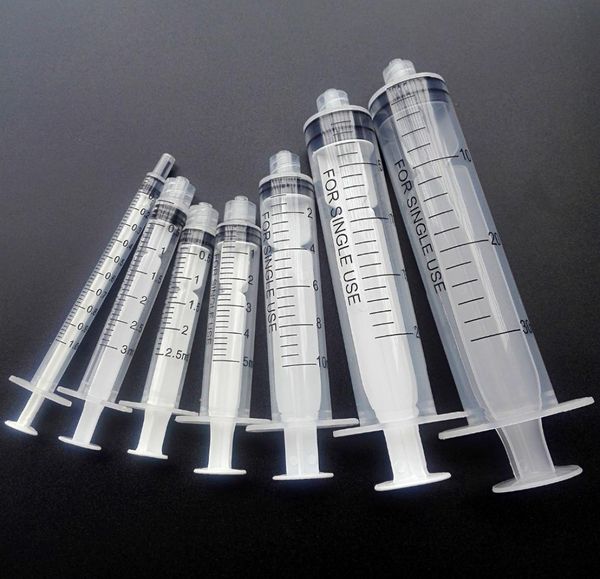 1 ml, 3ml, 5 ml, 10 ml, 20 ml, 30 ml de la industria del inyector de muestras con agujas de punta roma 14g ~ 27g, sin esterilización1309949