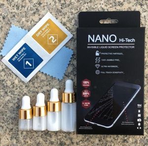 Protecteur d'écran liquide de revêtement nano 1ML 3ML 5ML pour film de protection d'écran en verre universel pour tous les smartphones 9H 4D 5D Gla5684120 entièrement incurvé