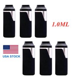 1 ml stylo vape jetable USA STOCK pour huile épaisse vide taille de la paume stylos en forme de boîte rechargeable 280 mah batterie vaporisateur à bobine en céramique logo OEM bienvenue B100 200 pcs/lot