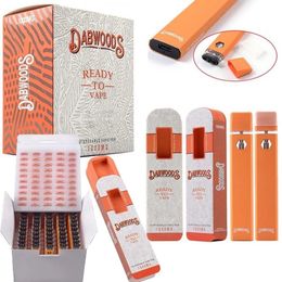 1 ml vide Dabwooods stylo jetable Kit de démarrage de vape électrique 280 mah batterie rechargeable dispositif de bobine en céramique