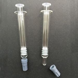 Seringue en verre Luer Lock de 1 ml avec marque de mesure Seringue à tête Luer mince pour chariots de vaporisateur d'huile épaisse