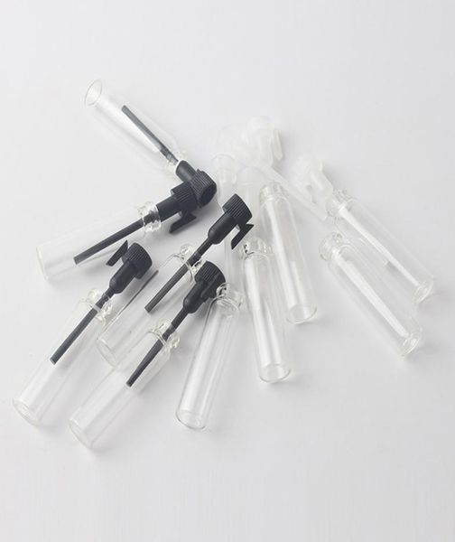 Mini flacon de parfum en verre transparent de 1ML, bouteilles d'échantillon de liquide, Tube de test pour Ejuice E liquide Oil4431834