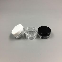 1ML Plastic Doorzichtige Lege Pot 1G Cosmetische Mini Pot Acryl Make-up Oogschaduw Lippenbalsem Nail Art Stuk Container Fles Reizen Monstergrootte Xtawa