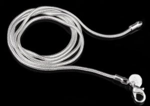 1MM 2MM 925 Sterling Silver Snake Chains choker Kettingen Sieraden Groothandel Optioneel Maat 16 18 20 22 24 inch