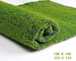 1M x 1M 2M x 1M tapis d'herbe vert pelouses artificielles tapis de gazon faux gazon maison jardin mousse pour la décoration de mariage de plancher de maison 10296587071