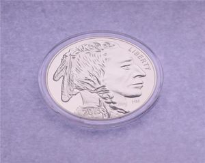 1oz 999 Fijne American Silver Buffalo Rare Coin Gift Year Brass Plating7489359