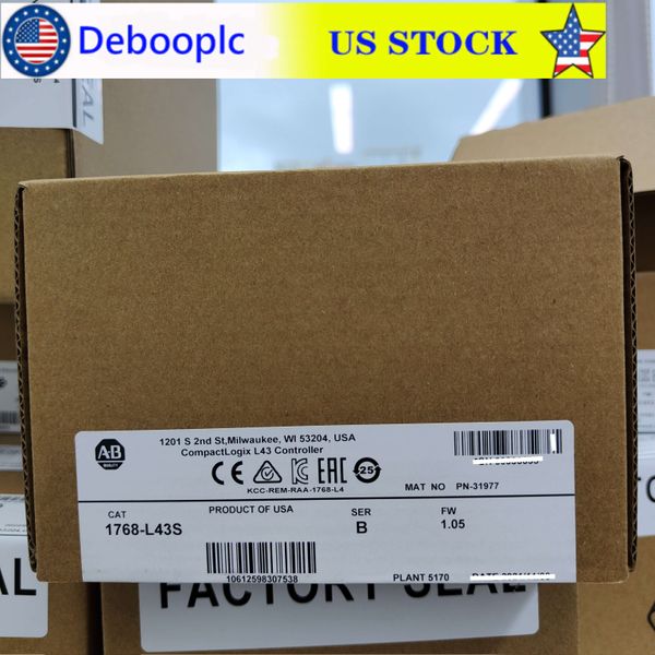 1p nouveau module d'entrée scellé Allen-bradley 1768-l43s Compact I/o 16pt PLC 1768l43s