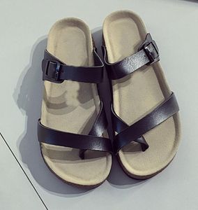 1pair 2019 nieuwste zomer vrouwen flats sandalen kurk slippers vrouwen casual schoenen print gemengde kleuren maat 35-40