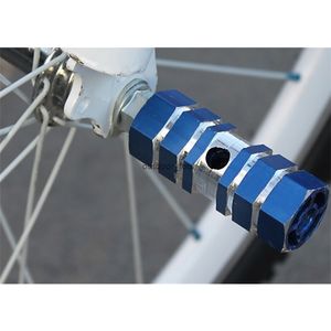 1 Paar Aluminium Antislip Mtb Fiets Pedaal Voor Achteras Voetsteunen Bmx Voetsteun Hendel Cilinder Fiets Accessoires