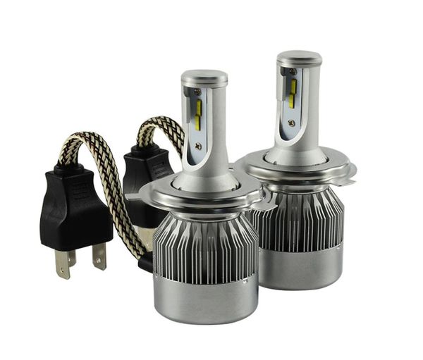 1 paire C6F H4 voiture phare Led haute puissance Auto H3 H11 H7 H13 9007 haut bas 72W 7600LM blanc 6000K ampoule phare de remplacement 8151923