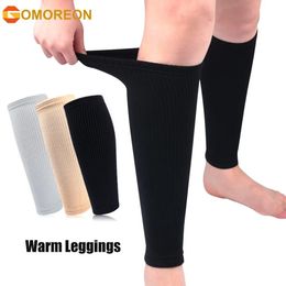 1 paire de manchons de Compression de mollet pour femmes et hommes, chauffe-mollet d'hiver, aide les attelles de tibia, protège les manches des jambes pour la course, 240122
