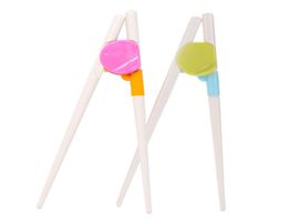 1Pair Cartoon Kinderen Chopsticks Kids Baby Learning Helper Training Chopsticks Hand Hand Hand Huis Children039S Products Keukengereedschap H4161031