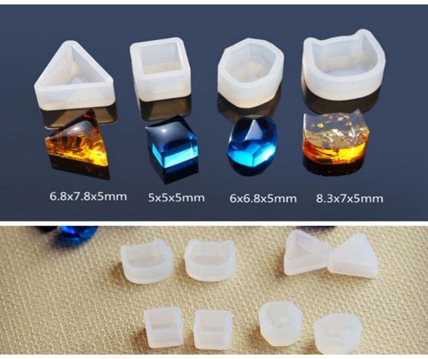 1 pendientes de potencia de cuentas pequeñas molde de silicona para joyas resina moho de silicona herramienta hecha a mano bricolaje de resina epoxi moldes1038460