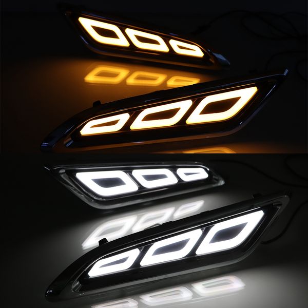 2 unids para Nissan Patrol Y62 Armada 2014 2015 2015 2015 2017 2018 2018 2019 2020 LED DRL Flowing Turning Light Light Light Lámpara Ventilador lateral Etiqueta engomada