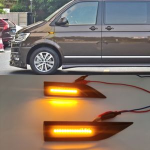 1pair voor VW Volkswagen Transporter T6 Multivan Caddy LED Dynamische Zijmarkering Turn Signal Light Flashing-indicator