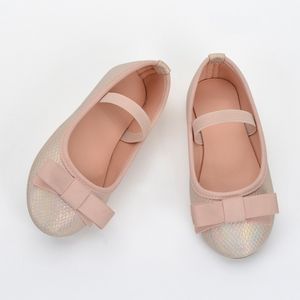 1 paar comfortabele zachte platte schoenen voor meisjes met strik, antislip duurzame loafers voor lente, zomer en herfst