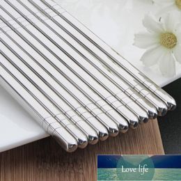 1pair Koreaanse eetstokjes sticks voor sushi antislip roestvrijstalen chop set herbruikbare baguette chinoise fabriek prijs expert ontwerp kwaliteit Nieuwste stijl origineel