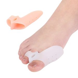 1pair Petit orteil Pinkie Foot Thumb à usage quotidien Correction de silicone Gel Toe Guard Guard Foot Care Toe séparateur