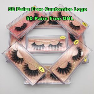 1 paire/lot cils 3D vison cils longue durée faux cils réutilisable 3D vison cils Extension de cils maquillage faux cils