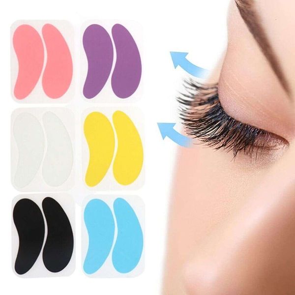 1 Pair Nuevo reutilizable 1 Pail Pads de ojos de silicona Stripe Lift Lift Extension Hydrogel Patches Une Eye Gel Patch Herramientas de maquillaje