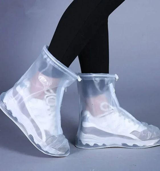 1 Pair Quality Shoes Cover Rain étanche pour enfants adultes Chaussures Protecteurs Bottes de pluie
