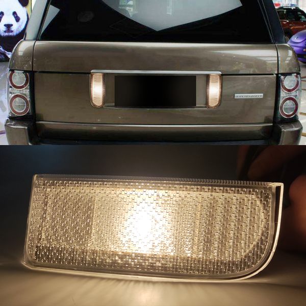 1 paire de pare-chocs arrière ampoule de secours arrière gauche droite queue de coffre lampe de plaque d'immatriculation pour Land Rover Range Rover L322 2003-2012