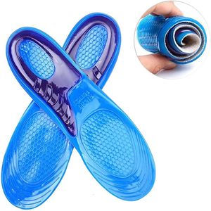 1pair siliconen inlegzolen voor schoenen Ortic ARCH SOPPART Insole Soze schoen Inserts Sport Anti-slip sjabloon voor man Women Shoe Sole 240329