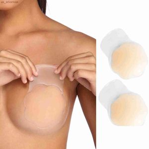 1 paire Silicone Nipple Cover Lift Up Soutien-Gorge Autocollant Adhésif Invisible Soutien-Gorge Poitrine Pasty Femmes Poitrine Pétales Réutilisable Sans Bretelles Soutiens-gorge L230523