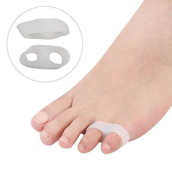 1pair Silicone Toe Spreater Séparer Bunion Hallux Valgus Correcteur Correction du doigt Correction de soins Foot-Foot