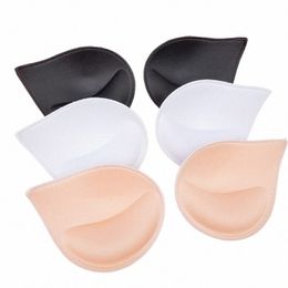 1 paar Dikke Spge Beha Pads voor Vrouwen Badpak Borst Push Up Borstversterker Verwijderbare Bh Pads Inserts Cups Beha Accories e1zp #