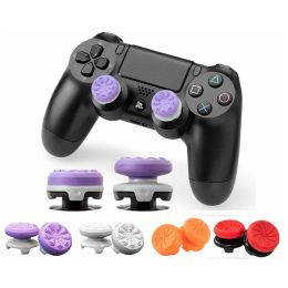 1pair Thumbsticks for PS4 Silicone Thumb Grips Not Slip Joystick Grips for PS5 High Rise / Mid-Rise Joystick Cap Games Games