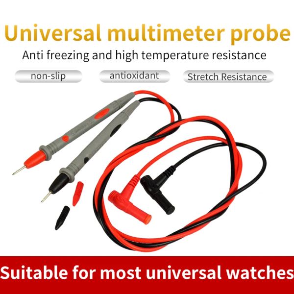 1pair universel numérique mince pointe aiguille multimètre multimètre multimètre de test de la sonde de la sonde câble multimètre multimètre 1000v 10a