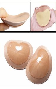 1pair Womens Sticky Bra plus épais Sponge Bra Tamps Push Up Up Up Amphancer Removeable Adding Inserts Cups For Bikini Swimsuit Girls5900030