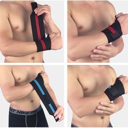 1 paar polsbandage gewichtheffen gym crosstraining fitness gewatteerde duimbrace riem power handsteun bar polsband