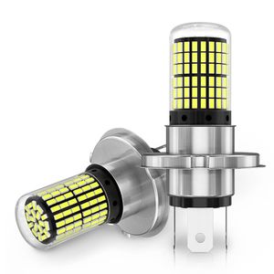 1 ST 10000LM Motorfiets Koplamp LED BA20D P15D H4 Bollen HI LO BALL 144SMD 3014 MOTO LED Motorlamp Mistlamp 6000K White 12V