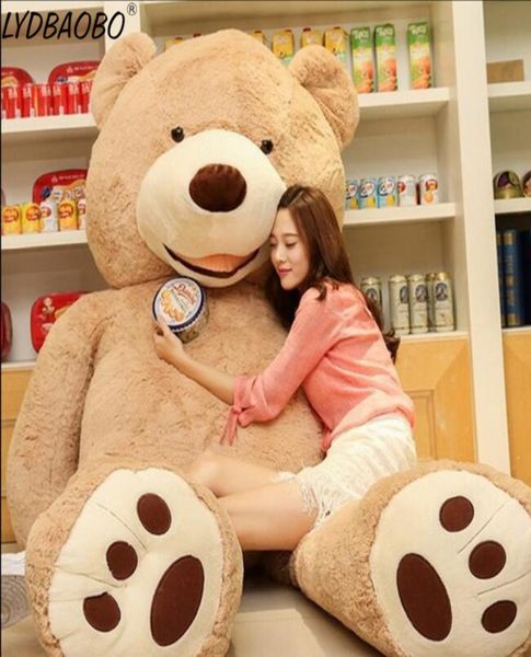 1pc 100cm oso SkinSelling juguete tamaño grande americano oso de peluche gigante abrigo fábrica cumpleaños Valentine039s regalos para niña 2982555