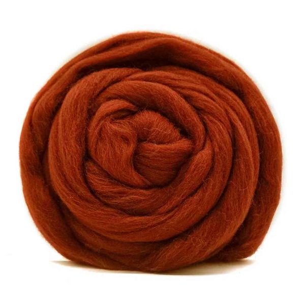 1 PC 10 g de laine à feutrer 19 microns super douce en fibre de laine naturelle pour kit de feutrage à l'aiguille 0,35 oz par couleur (19) Y211129
