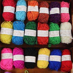 1 ST 12 Roll / Pack Wool Haak Garen Gekamd Zachte Baby Hand Breien Melk Katoen Garen Fiber Fluwelen Garen DIY Trui Tools Accessoire Y211129