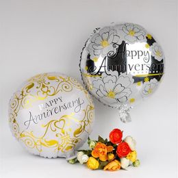 1pc 18 pouces amour familial décoration cadeau ballon aérien anniversaire joyeux ballon festival de fête de fête 310y