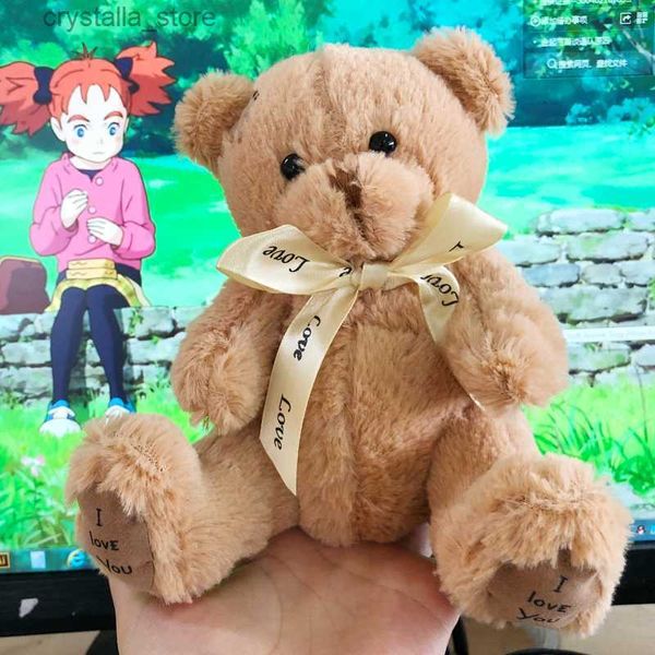 1 pc 18 cm Kawaii Patch Ours Doux En Peluche Jouets Animal En Peluche Ours En Peluche Poupée Anniversaire Cadeau De Noël Enfants Brinquedos Bébé Jouet L230518