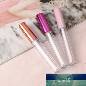 1PC 2.5 ML Tubo de brillo de labios vacío Mini botella recargable Brillo de labios Muestra contenedor de botella de bálsamo labial Herramienta de belleza con inserto de goma Precio de fábrica diseño experto Calidad